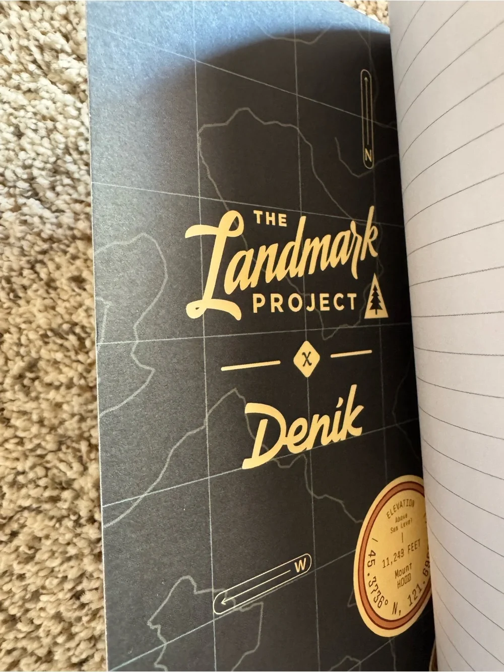 Denik x The Landmark Project Mount Hood Brand New Journal